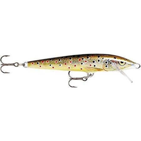 Rapala Original Floating Lure 2, 116 Oz, Brown Trout, Floating F05TR